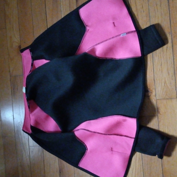 Reebok RBX Womens Athletic Jacket Size M Black Pink Full Zip Mock Neck C… - Picture 6 of 6